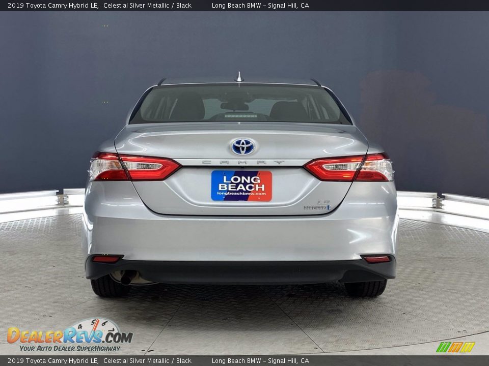 2019 Toyota Camry Hybrid LE Celestial Silver Metallic / Black Photo #4