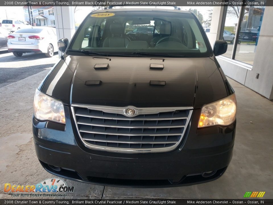 2008 Chrysler Town & Country Touring Brilliant Black Crystal Pearlcoat / Medium Slate Gray/Light Shale Photo #10