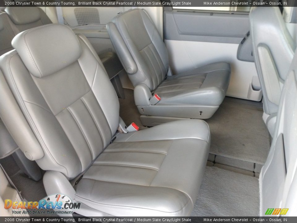 2008 Chrysler Town & Country Touring Brilliant Black Crystal Pearlcoat / Medium Slate Gray/Light Shale Photo #19