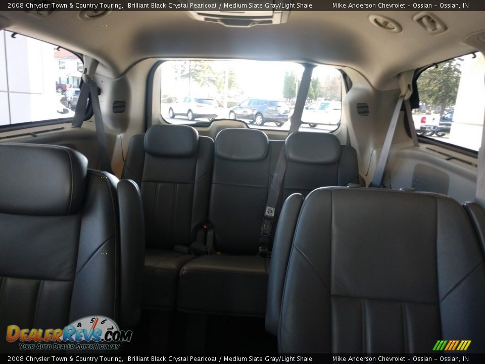 2008 Chrysler Town & Country Touring Brilliant Black Crystal Pearlcoat / Medium Slate Gray/Light Shale Photo #20