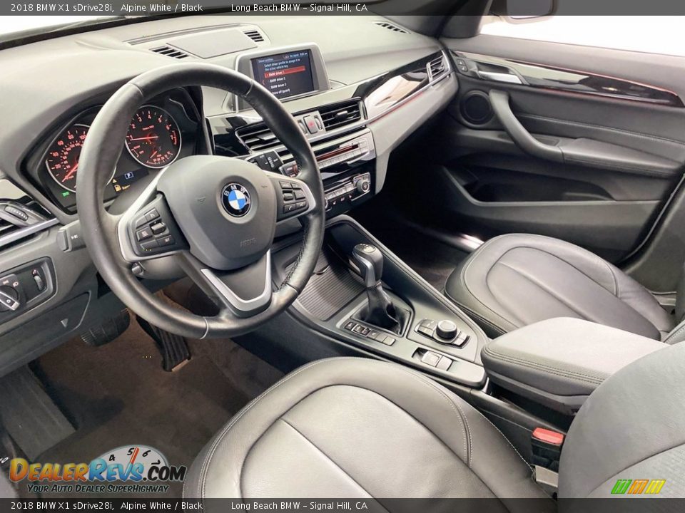 2018 BMW X1 sDrive28i Alpine White / Black Photo #16