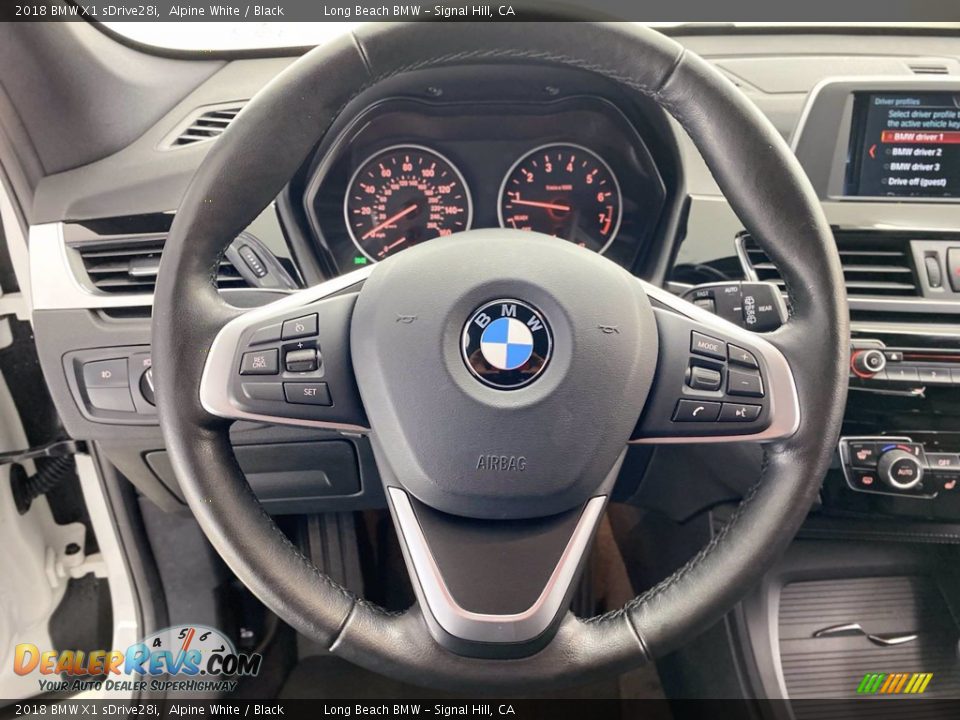 2018 BMW X1 sDrive28i Alpine White / Black Photo #18