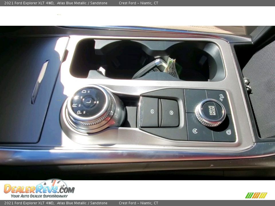2021 Ford Explorer XLT 4WD Atlas Blue Metallic / Sandstone Photo #17
