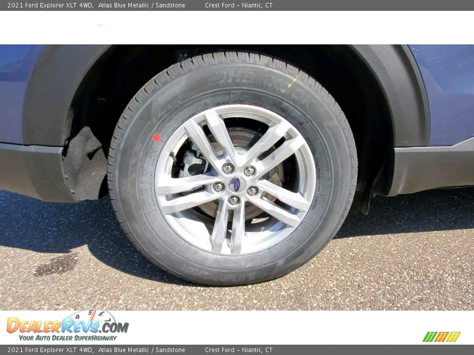 2021 Ford Explorer XLT 4WD Atlas Blue Metallic / Sandstone Photo #23