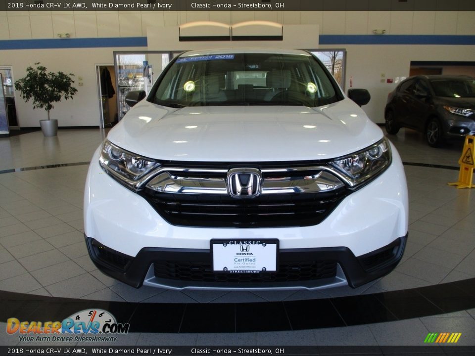 2018 Honda CR-V LX AWD White Diamond Pearl / Ivory Photo #2