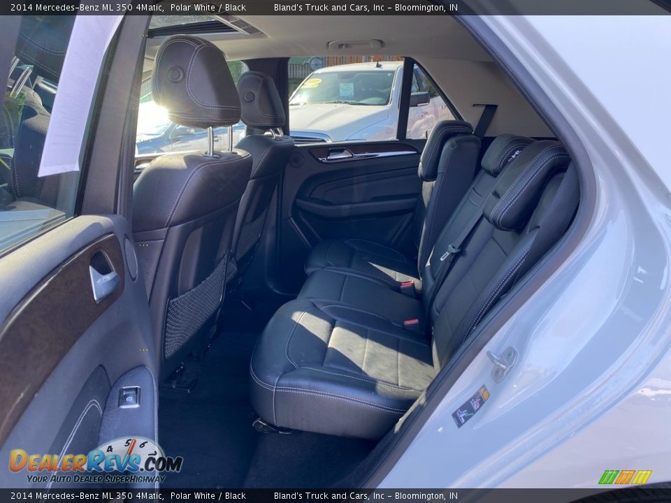 2014 Mercedes-Benz ML 350 4Matic Polar White / Black Photo #36