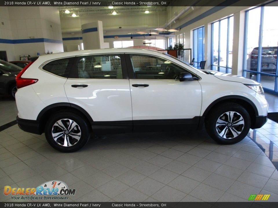 2018 Honda CR-V LX AWD White Diamond Pearl / Ivory Photo #4