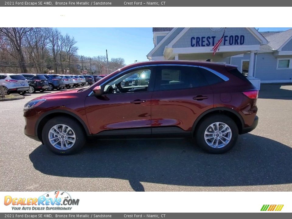 2021 Ford Escape SE 4WD Bronze Fire Metallic / Sandstone Photo #4
