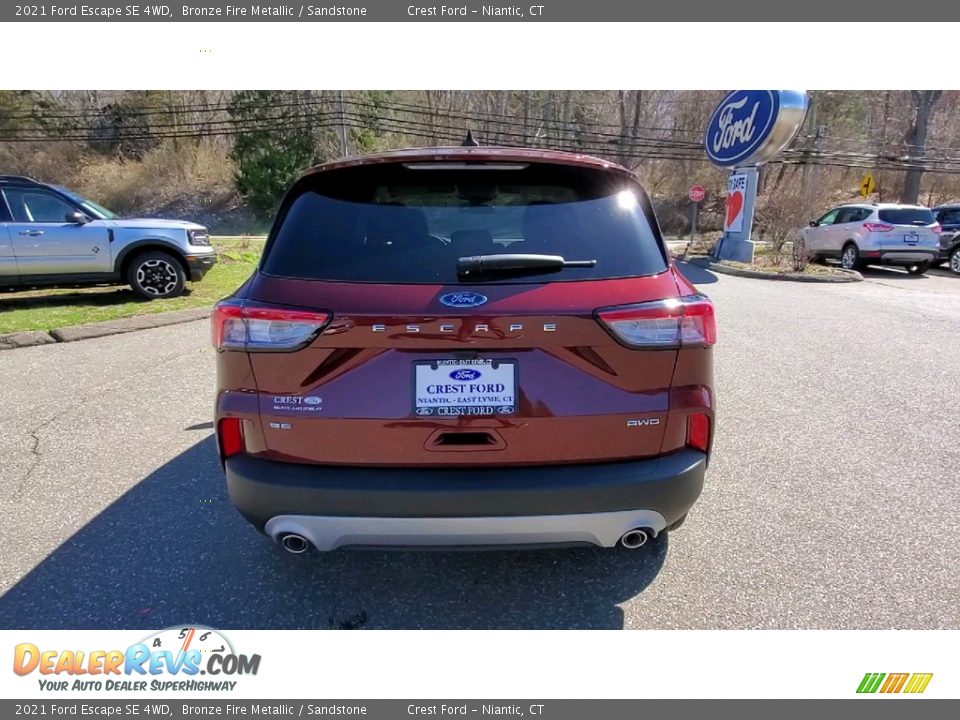 2021 Ford Escape SE 4WD Bronze Fire Metallic / Sandstone Photo #6