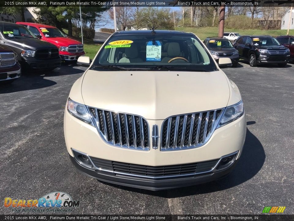 Platinum Dune Metallic Tri-Coat 2015 Lincoln MKX AWD Photo #4