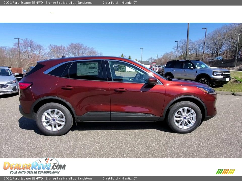 2021 Ford Escape SE 4WD Bronze Fire Metallic / Sandstone Photo #8