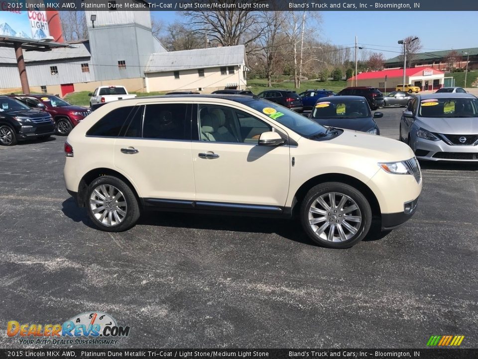 Platinum Dune Metallic Tri-Coat 2015 Lincoln MKX AWD Photo #6