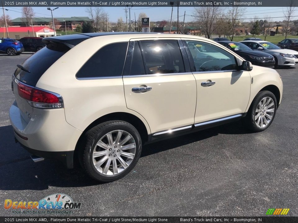 Platinum Dune Metallic Tri-Coat 2015 Lincoln MKX AWD Photo #7