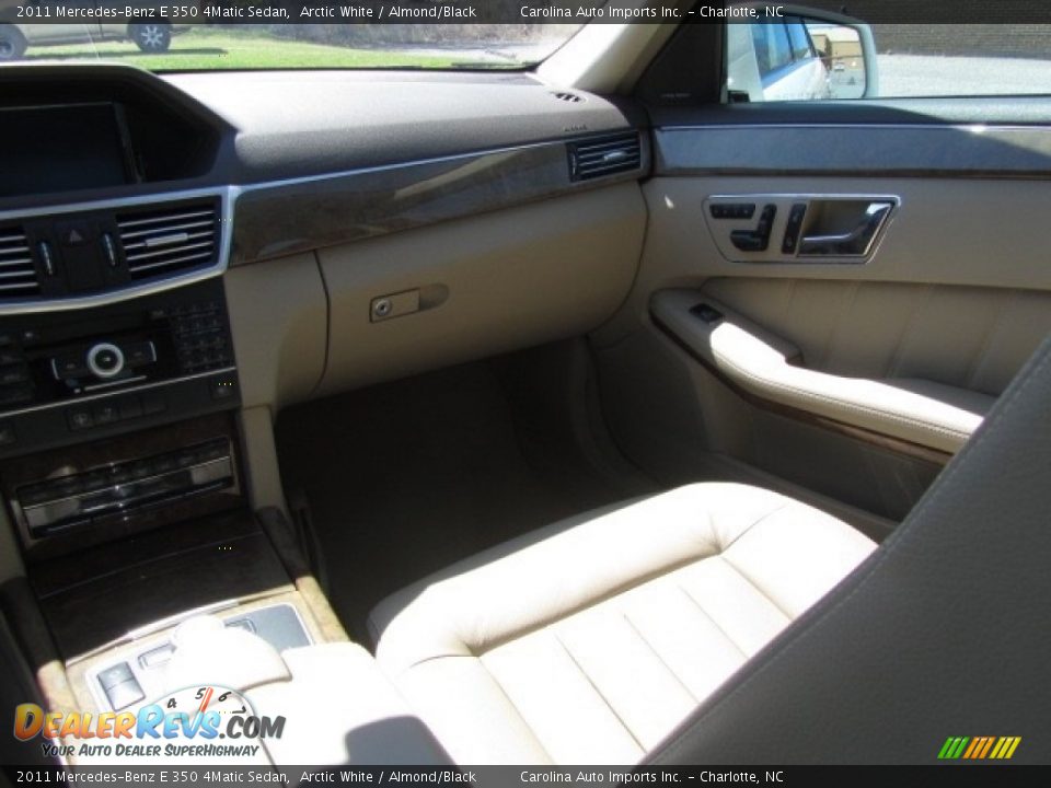 2011 Mercedes-Benz E 350 4Matic Sedan Arctic White / Almond/Black Photo #14