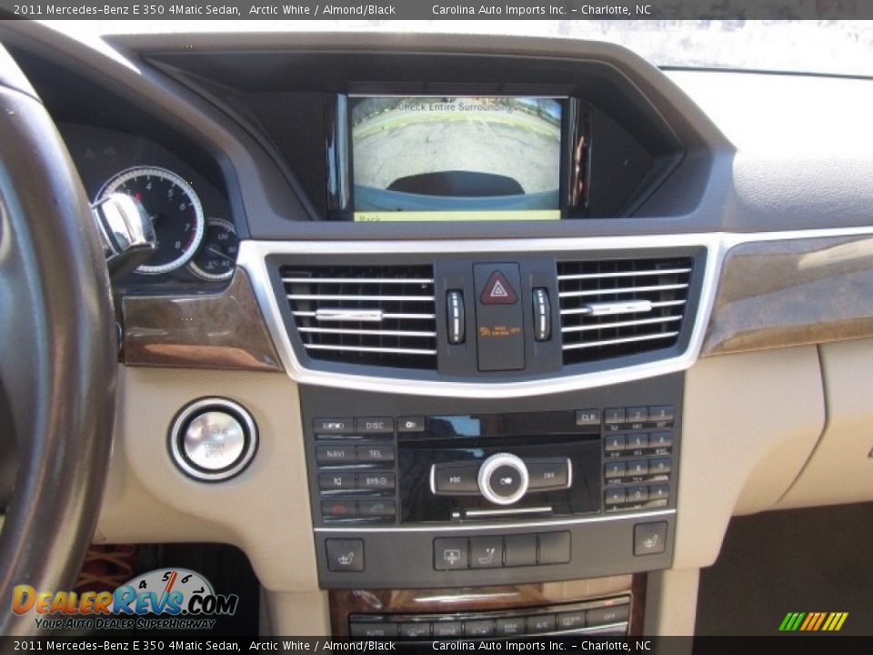 2011 Mercedes-Benz E 350 4Matic Sedan Arctic White / Almond/Black Photo #15