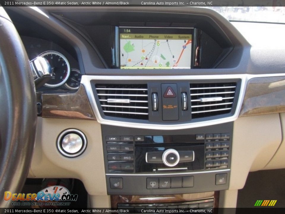 2011 Mercedes-Benz E 350 4Matic Sedan Arctic White / Almond/Black Photo #16