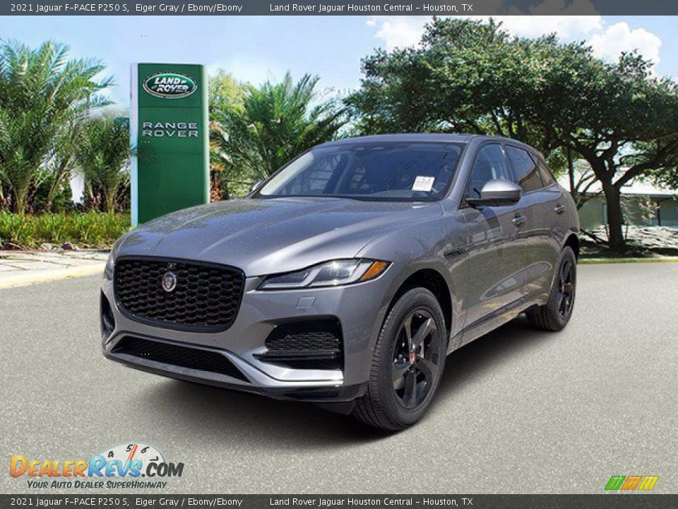 2021 Jaguar F-PACE P250 S Eiger Gray / Ebony/Ebony Photo #2