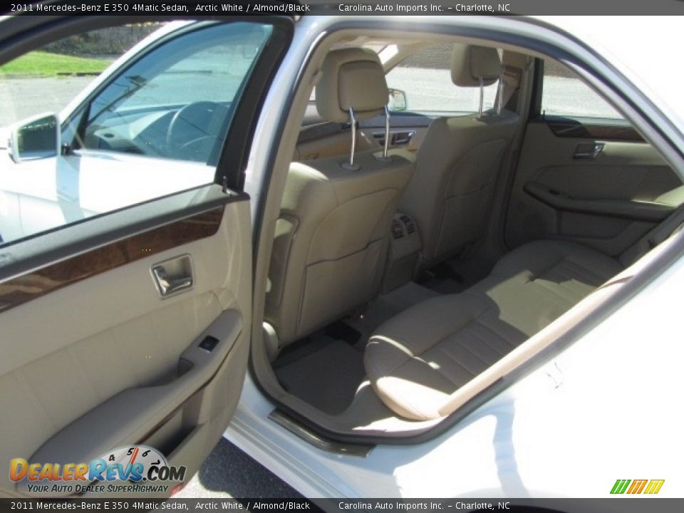 2011 Mercedes-Benz E 350 4Matic Sedan Arctic White / Almond/Black Photo #20