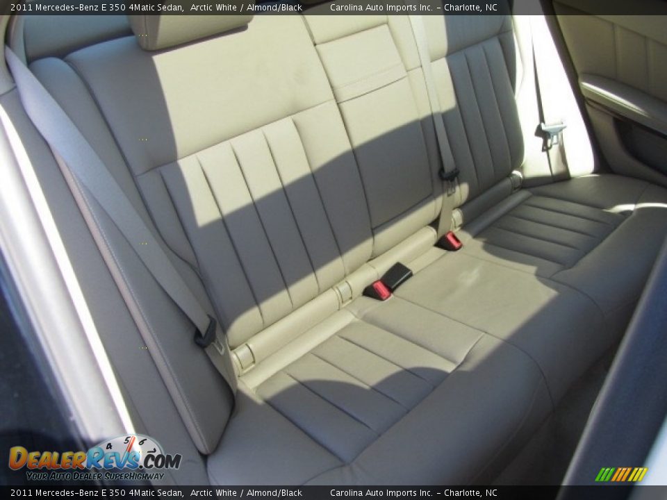 2011 Mercedes-Benz E 350 4Matic Sedan Arctic White / Almond/Black Photo #25