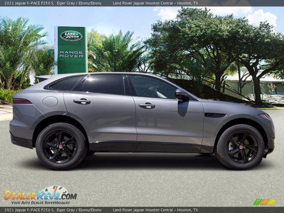 2021 Jaguar F-PACE P250 S Eiger Gray / Ebony/Ebony Photo #8