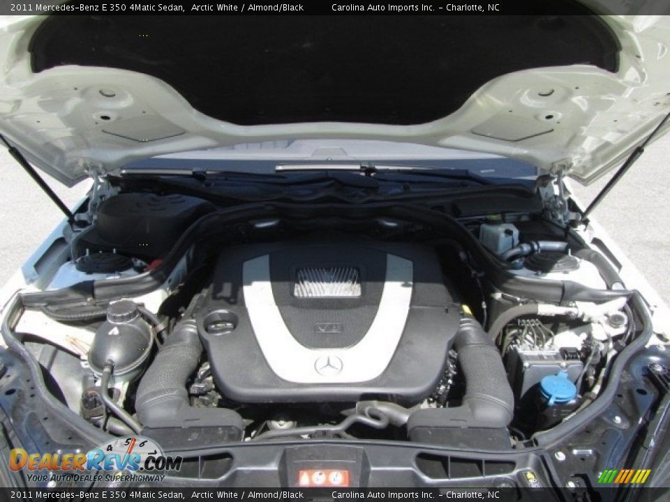 2011 Mercedes-Benz E 350 4Matic Sedan Arctic White / Almond/Black Photo #26