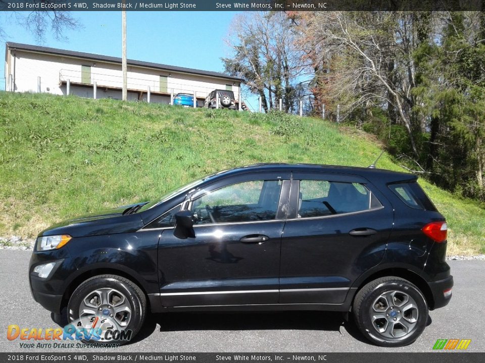 2018 Ford EcoSport S 4WD Shadow Black / Medium Light Stone Photo #1