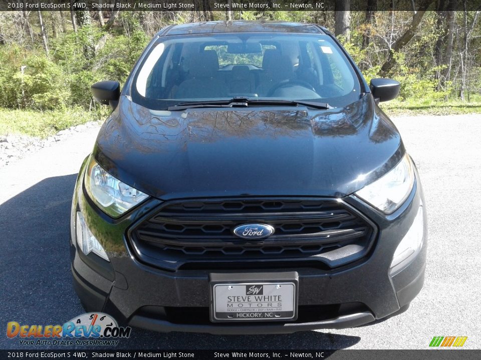 2018 Ford EcoSport S 4WD Shadow Black / Medium Light Stone Photo #4