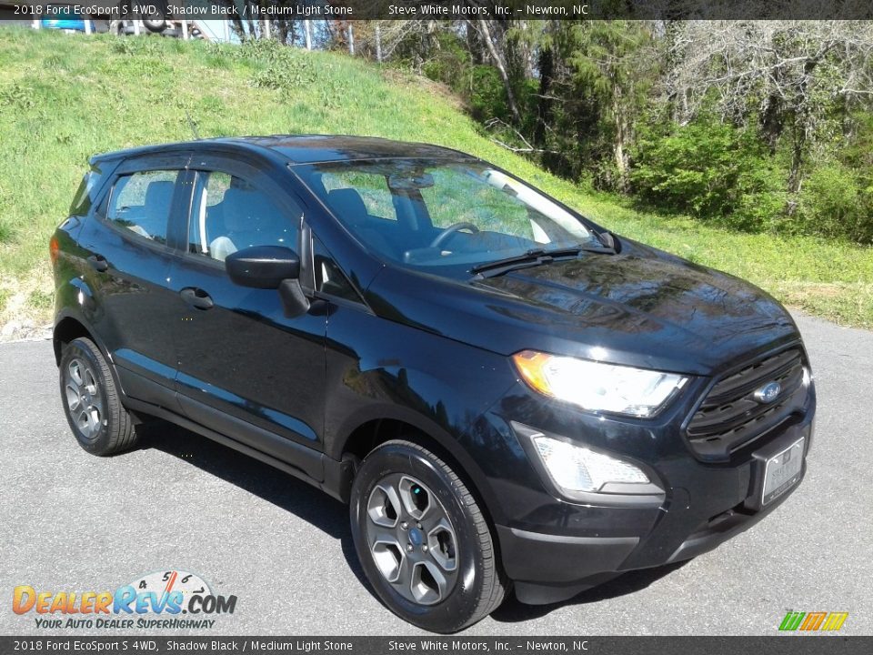 2018 Ford EcoSport S 4WD Shadow Black / Medium Light Stone Photo #5