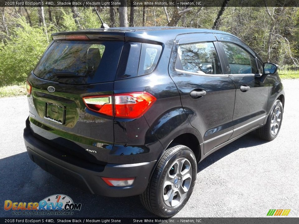 2018 Ford EcoSport S 4WD Shadow Black / Medium Light Stone Photo #7