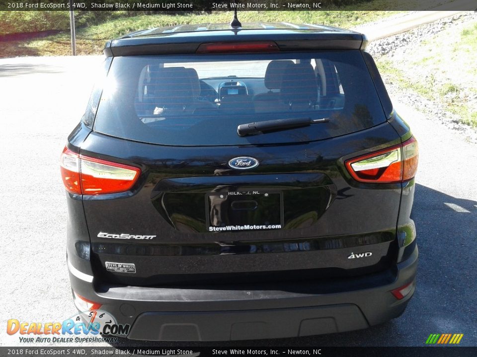 2018 Ford EcoSport S 4WD Shadow Black / Medium Light Stone Photo #8