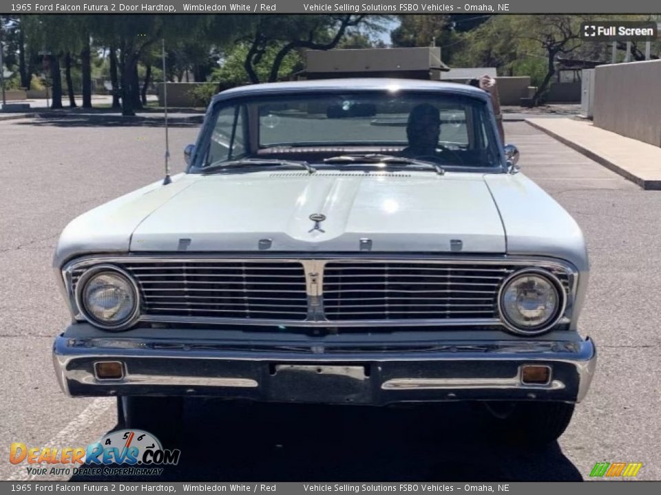 1965 Ford Falcon Futura 2 Door Hardtop Wimbledon White / Red Photo #3