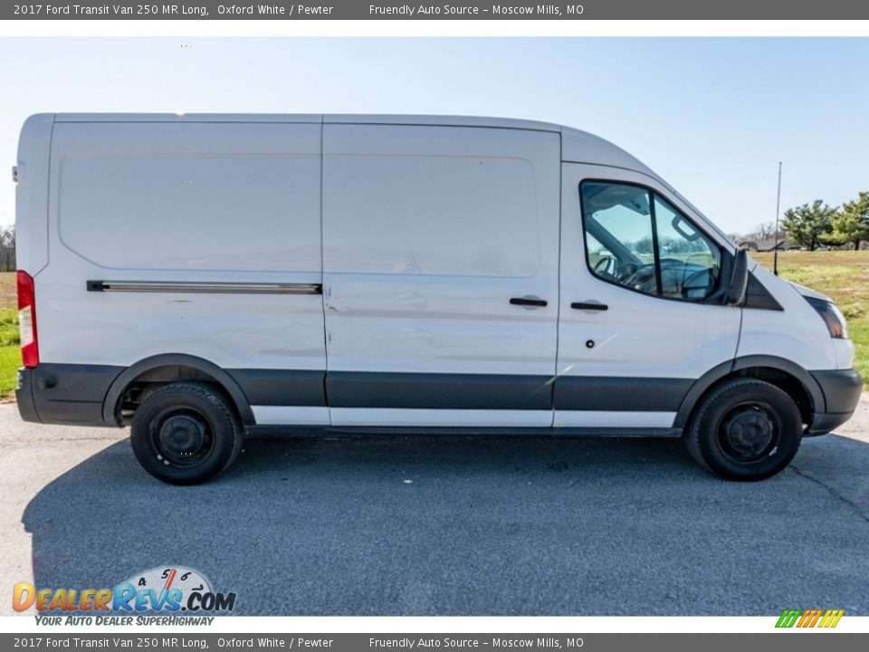 2017 Ford Transit Van 250 MR Long Oxford White / Pewter Photo #3