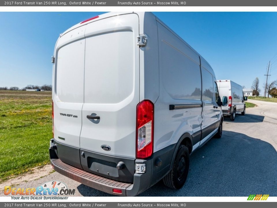 2017 Ford Transit Van 250 MR Long Oxford White / Pewter Photo #4