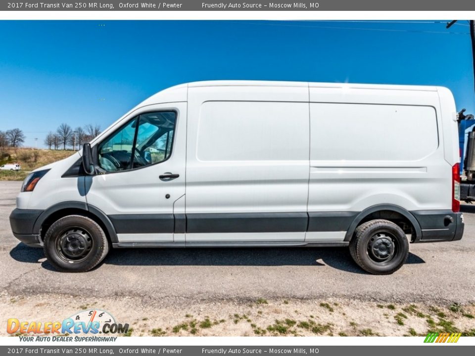 Oxford White 2017 Ford Transit Van 250 MR Long Photo #7