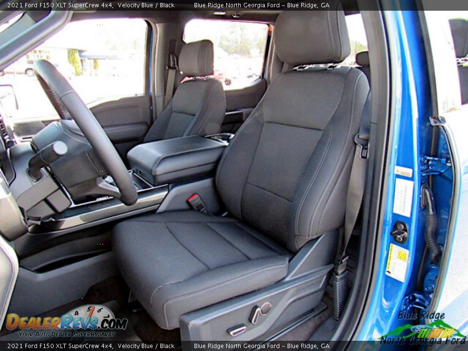 Front Seat of 2021 Ford F150 XLT SuperCrew 4x4 Photo #11