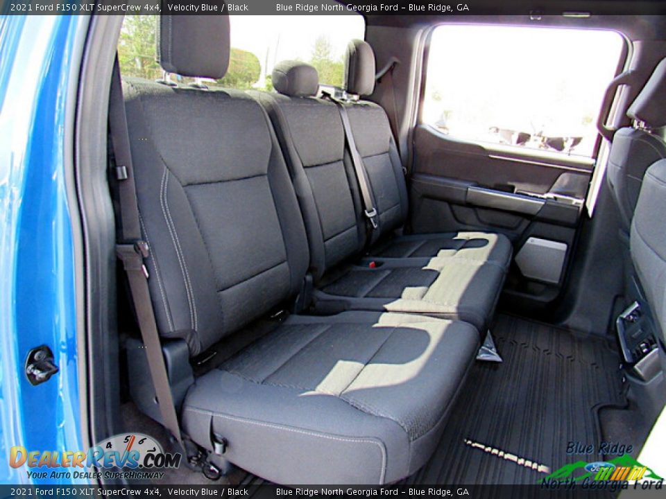 Rear Seat of 2021 Ford F150 XLT SuperCrew 4x4 Photo #13