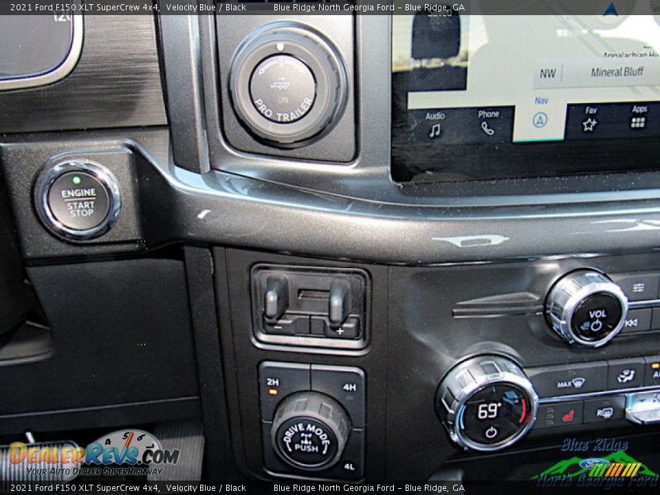 Controls of 2021 Ford F150 XLT SuperCrew 4x4 Photo #22