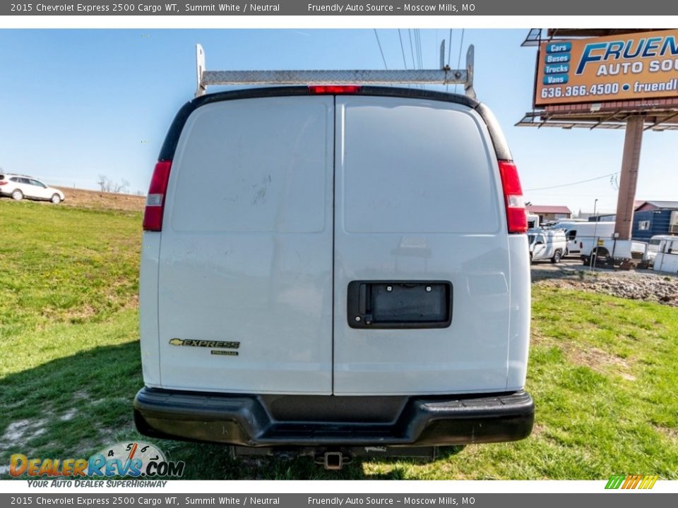 2015 Chevrolet Express 2500 Cargo WT Summit White / Neutral Photo #5