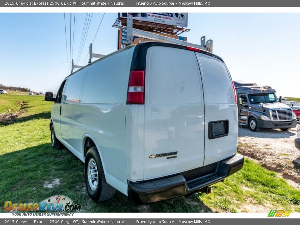 2015 Chevrolet Express 2500 Cargo WT Summit White / Neutral Photo #6