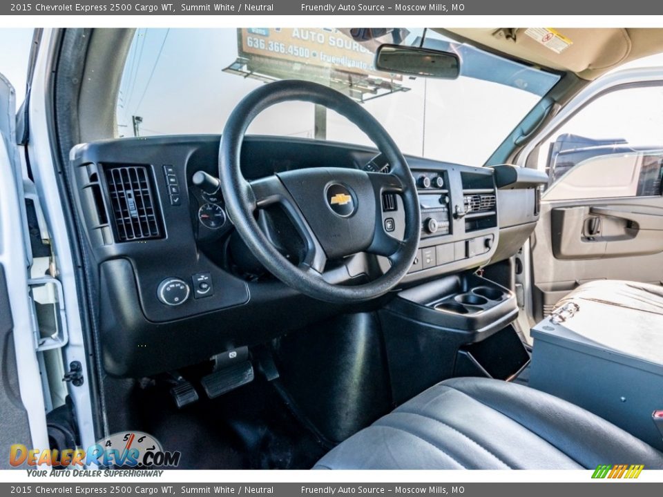 2015 Chevrolet Express 2500 Cargo WT Summit White / Neutral Photo #20