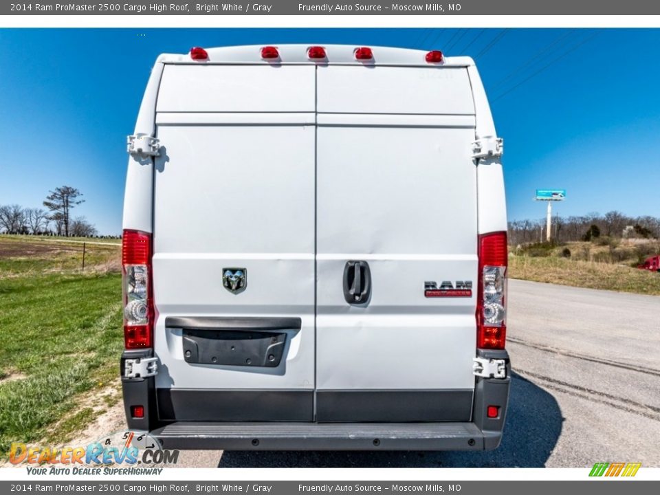 2014 Ram ProMaster 2500 Cargo High Roof Bright White / Gray Photo #5