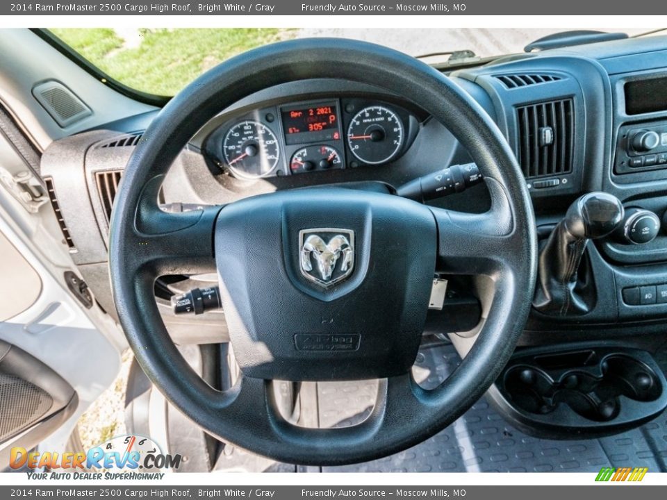 2014 Ram ProMaster 2500 Cargo High Roof Bright White / Gray Photo #34