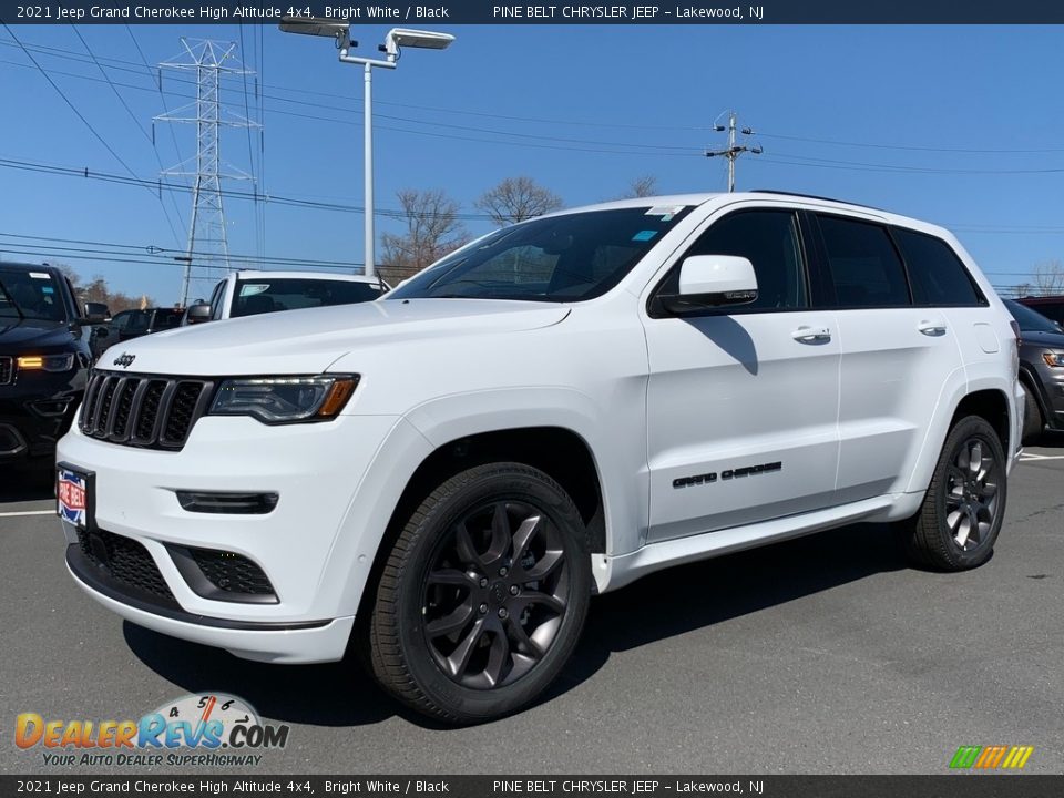 2021 Jeep Grand Cherokee High Altitude 4x4 Bright White / Black Photo #1