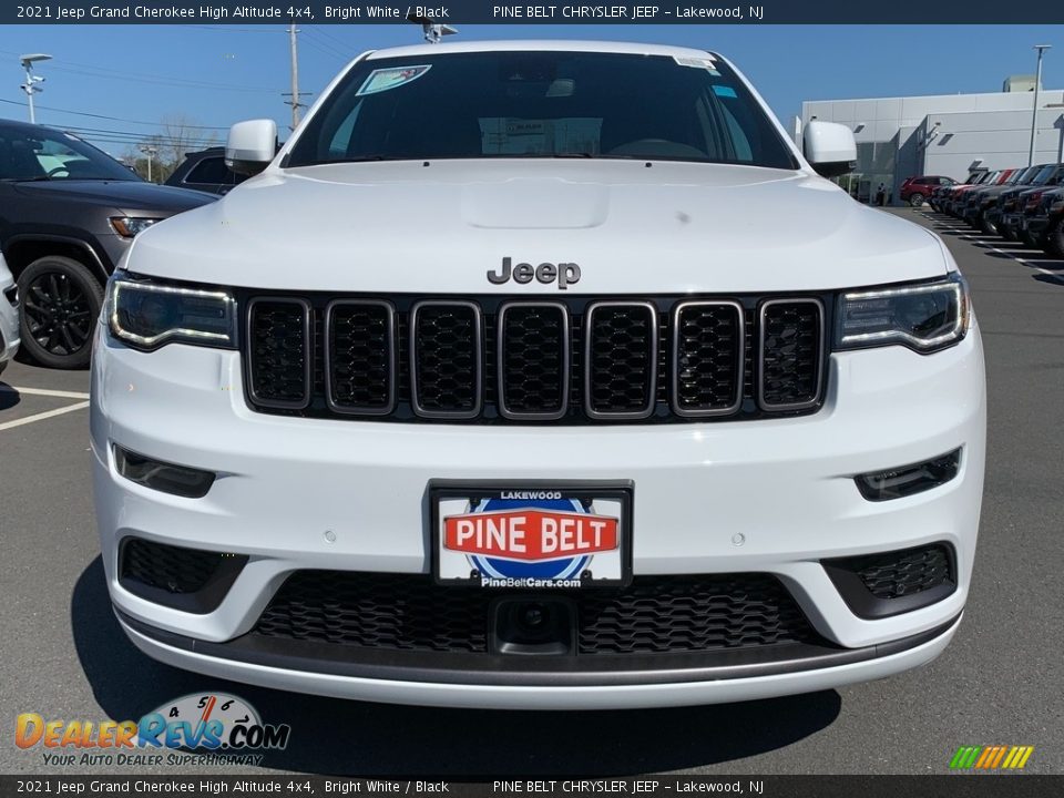2021 Jeep Grand Cherokee High Altitude 4x4 Bright White / Black Photo #3