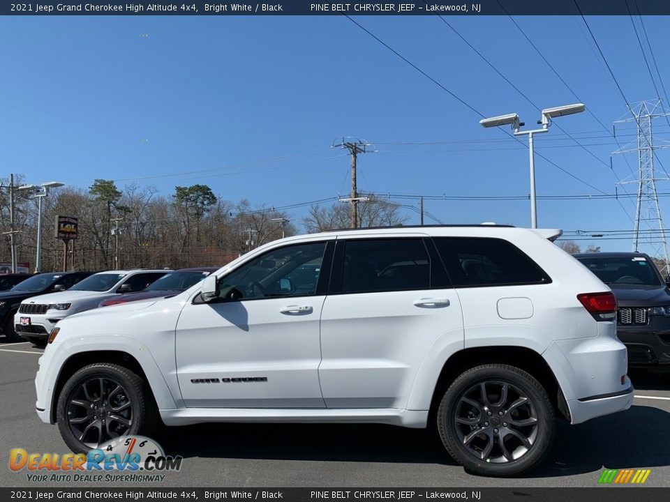 2021 Jeep Grand Cherokee High Altitude 4x4 Bright White / Black Photo #4
