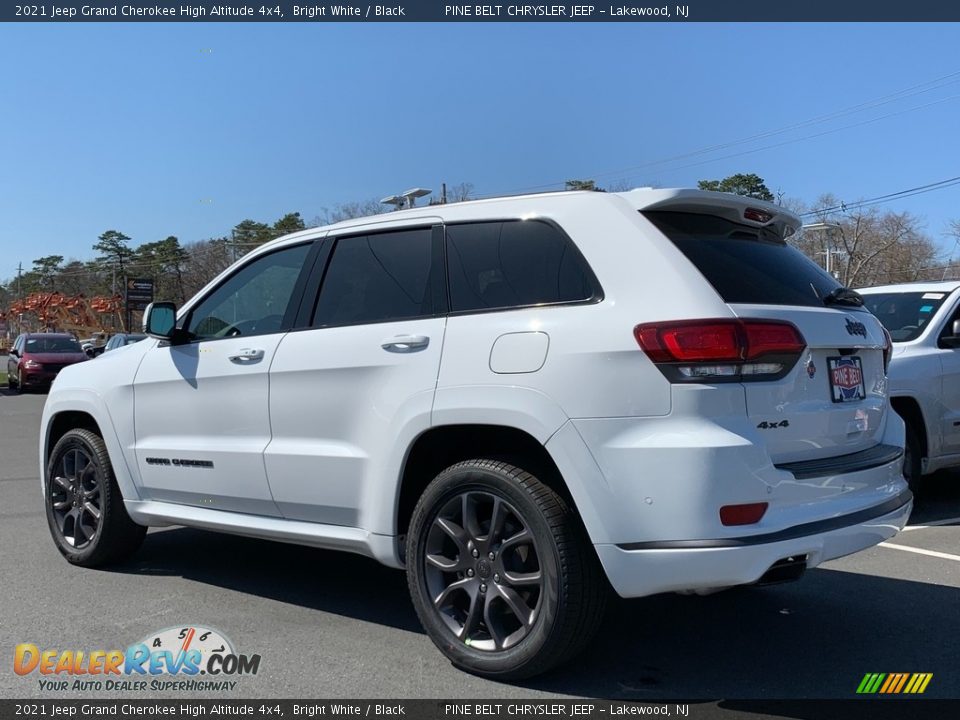 2021 Jeep Grand Cherokee High Altitude 4x4 Bright White / Black Photo #6