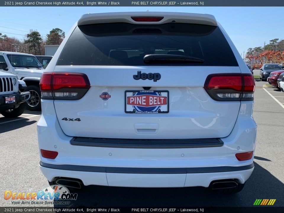 2021 Jeep Grand Cherokee High Altitude 4x4 Bright White / Black Photo #7