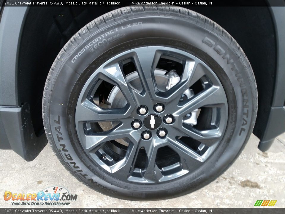 2021 Chevrolet Traverse RS AWD Mosaic Black Metallic / Jet Black Photo #13