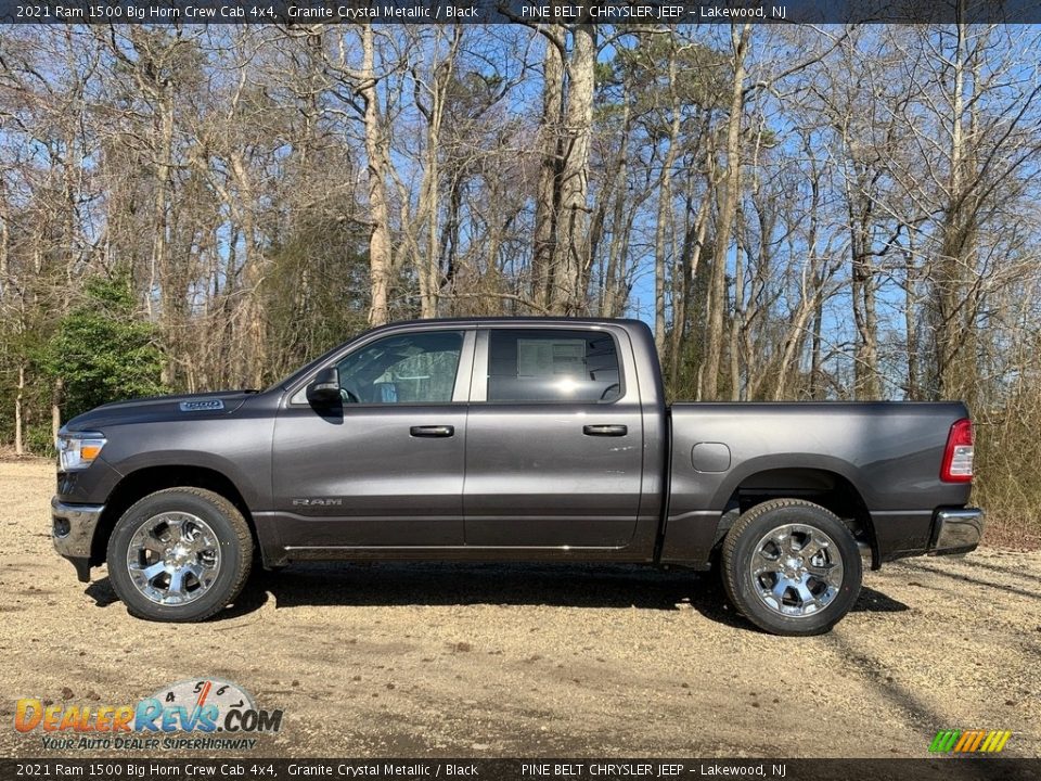 Granite Crystal Metallic 2021 Ram 1500 Big Horn Crew Cab 4x4 Photo #4
