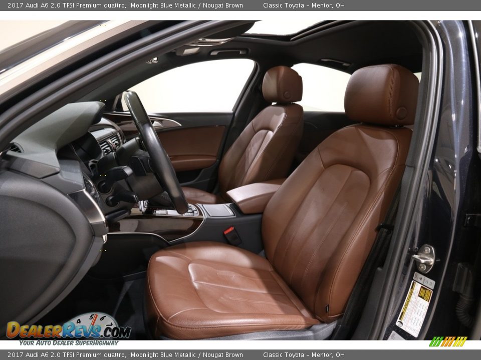 Nougat Brown Interior - 2017 Audi A6 2.0 TFSI Premium quattro Photo #5